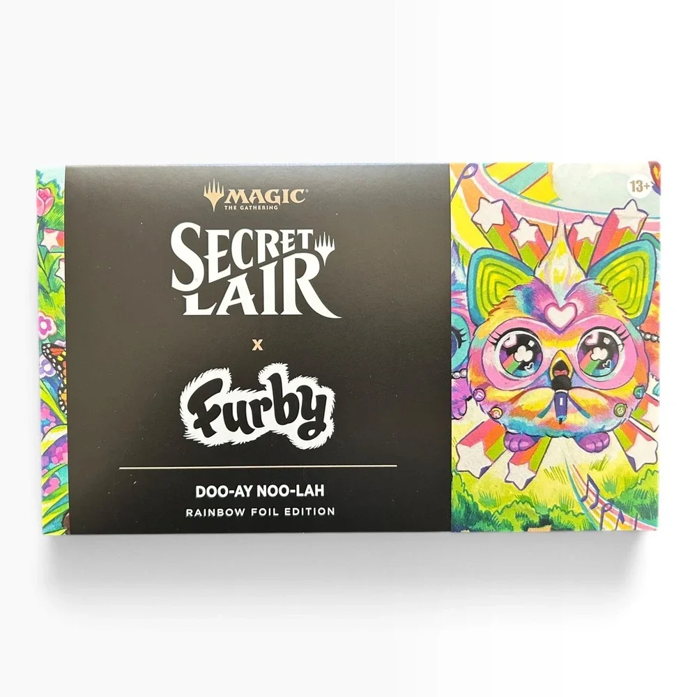 Magic The Gathering Secret Lair x Furby Doo-Ay Noo-Lah Rainbow Foil Edition NEW